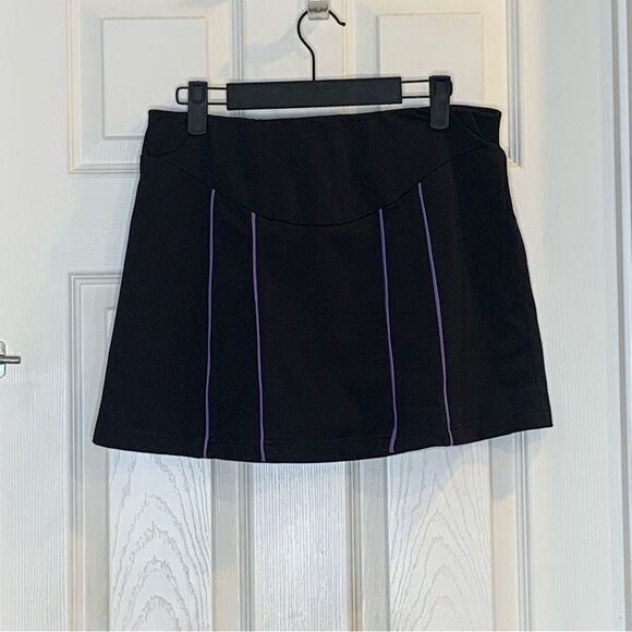 LBH Athletic Skirt Size Medium Black and Purple - Picture 6 of 7